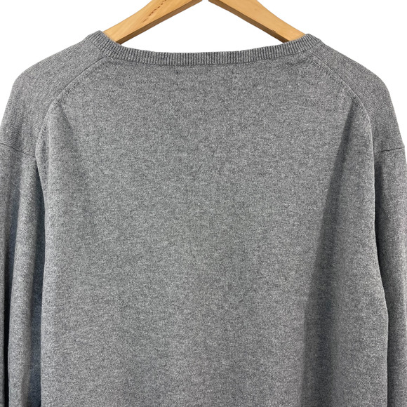J.Crew Men's V-neck Cotton with Cashmere Long Sleeve Sweater Size XL - Picture 6 of 9